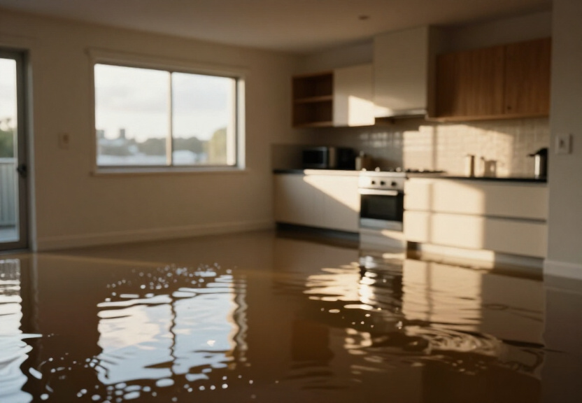 Mouldy subfloor in Rooty Hill home before treatment